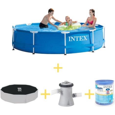 Frame Pool Rund - 305x76 cm - 4-teilig S21328 (1/5)