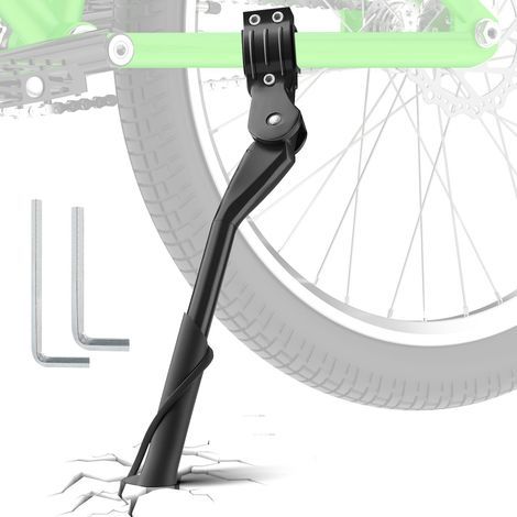 Béquille de Vélo Réglable en Hauteur, Fond Antidérapant en Silicone pour 24 à 29 Pouces, VTT, Vélos Électriques, Randonnée et Ville (1/5)