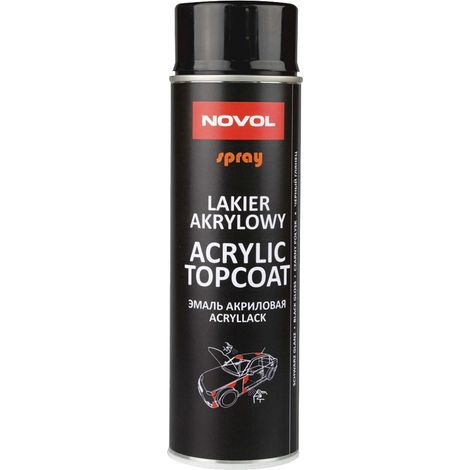 SPRAY ACRYLIQUE FINITION NOIR BRILLANT 500 ML - NL-34302