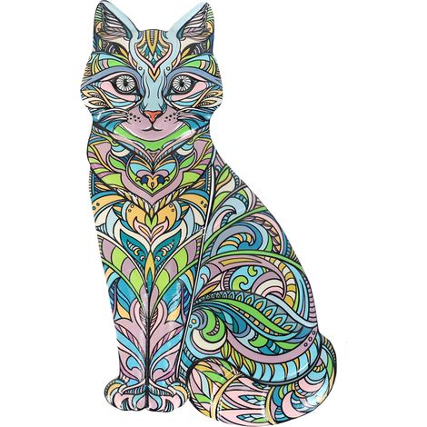 Signes Grimalt Gato Jardin Figura gatto verde 31x17x1 cm