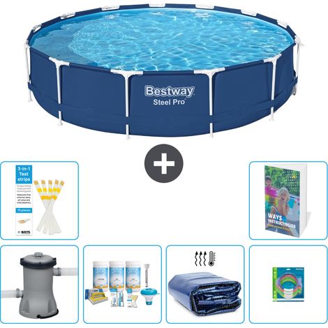 Bestway Steel Pro Rund - 396x84 cm - 7-teilig S282