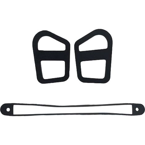 Adecuado para Toyota Aygo Mk1 (2005–2014): kit de sellado de 3 piezas para luces traseras, kit de sellado impermeable para luces traseras, juntas para el grupo de luces de freno.