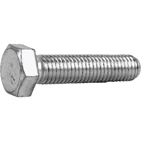 Tornillo hexagonal 933 10x70 zinc sin tuerca 8.8 (1/2)