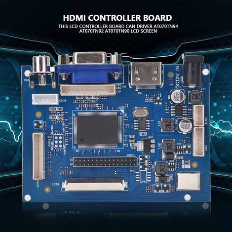 Carte contrôleur LCD HDMI + VGA AV AT070TN92 AT070TN90 AT070TN94 50 broches 800 x 480 (1/5)