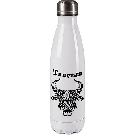 Bouteille isotherme en inox - Taureau by Cbkreation