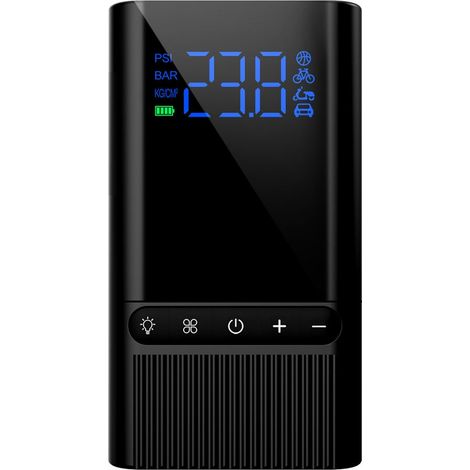 Gonfleur de pneus portable 12 V pour voiture, compresseur d'air (1/5)