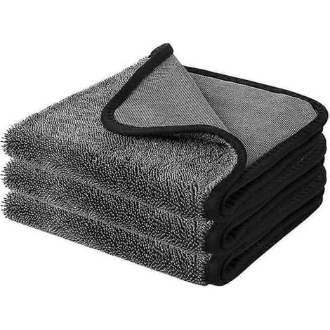 BelleRise - Serviette Magicwipe XXL pour salle de bain 40x60cm, Serviette Magicwipe, pour douche [DB] 3 pièces