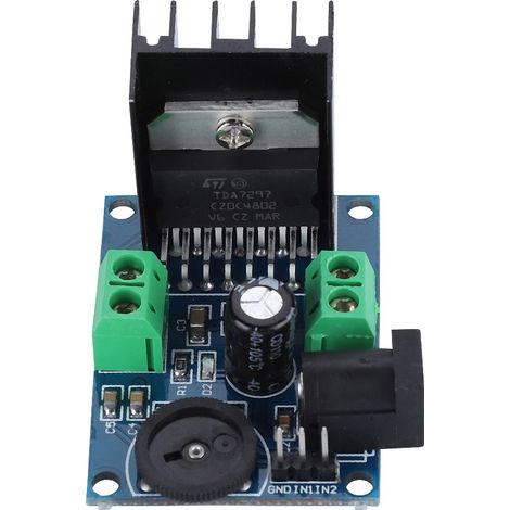 Module amplificateur de puissance audio stéréo numérique double canal TDA7297 215W (1/5)