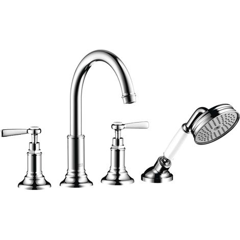 hansgrohe AXOR Montreux 4-Loch Fliesenrandarmatur, Hebelgriffe, (1/3)