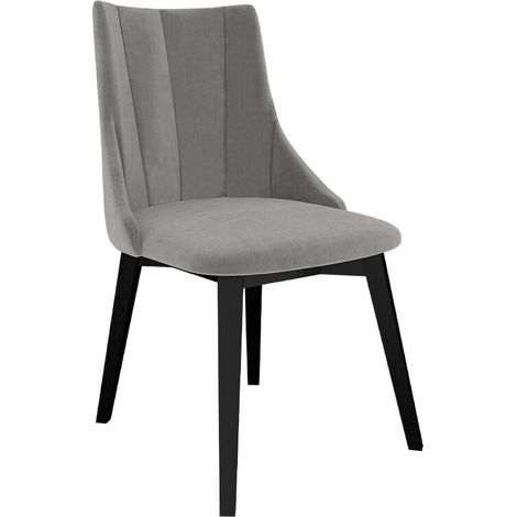 Silla Racine 114, Negro + Magic Velvet 2217, 85x53x56cm, Tapiz, De madera, Aglomerado laminado (1/4)