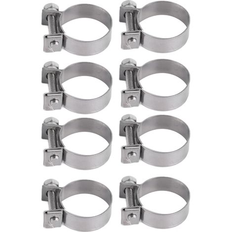 20 colliers de serrage mini en acier inoxydable pour tuyauterie automobile, industrie chimique et pharmaceutique, diamètre 18-20 mm