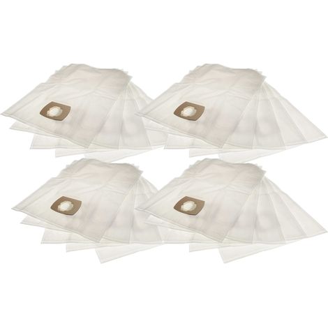 vhbw 20x Staubbeutel Ersatz für Flex 385.093 für Staubsauger - 44cm x 33cm Weiß