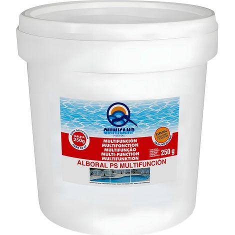 Alboral PS multifonctions galets SB 25 kgs. – chlore sans cuivre pour liner (Quimicamp)