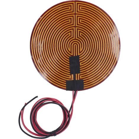 PI-Heizfolie, 220 mm Durchmesser, schnelles Aufheizen, sicher, 100-K-Thermistor, starke Haftung, PI-Polyimidfolie H
