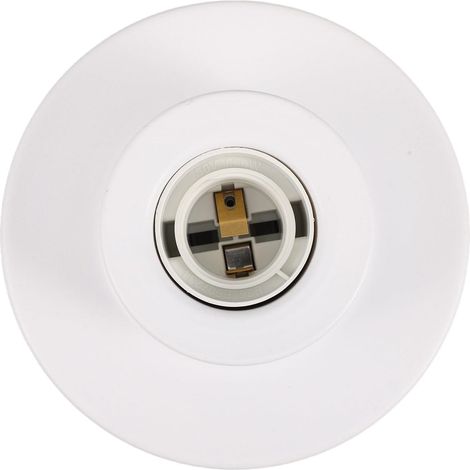 Culot à Vis E27, Support de Lampe pour Ventilateur de Plafond en Rallonge de Douille Métallique, Adaptateur pour Plafonnier, Fête Estivale (1/5)
