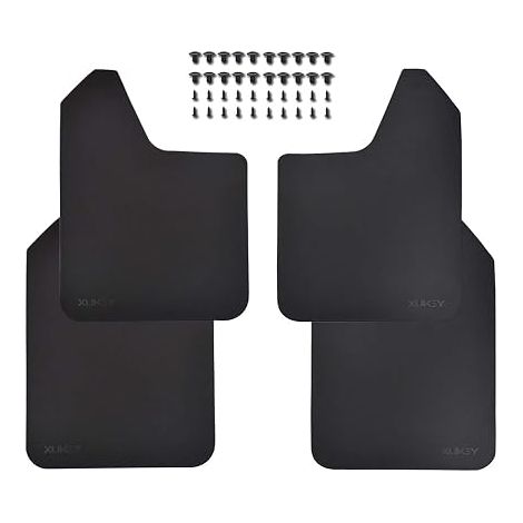 Mudflaps Universal Car Pick-up SUV Van Truck Vans Mudguard Traps Dirty Fender Flares Clips (1/5)
