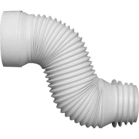 Expandable toilet hose with fittings, 110 mm diameter (1/2)