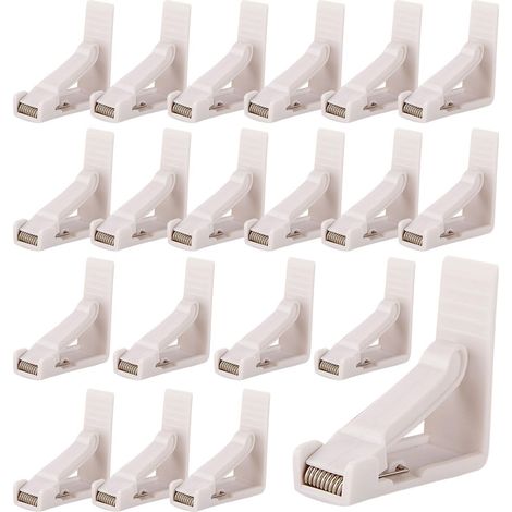 20 pinzas para mantel – resistentes al viento – para interior/exterior – picnic – uso versátil – fácil instalación (1/5)