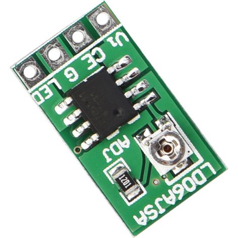 Konstantstrom-LED-Treiber 3,3 V–5 V, einstellbares Modul 30–1500 mA für LEDs und 18650-Li-Ionen-Akkus
