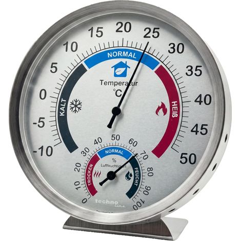 line WA3045 Thermo hygromètre analogique Thermomètre et hygromètre d intérieur pour température et humidité Sans piles (1/5)