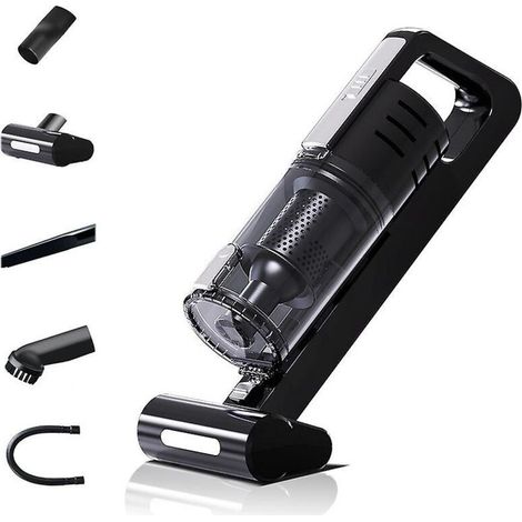 Aspirateur de voiture, chargement sans fil, double usage (voiture et maison), haute puissance, format mini et compact. (1/5)