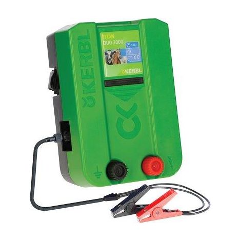 Elettrificatore  per recinto animali  elettrico Titan Duo 3000 12-230 V