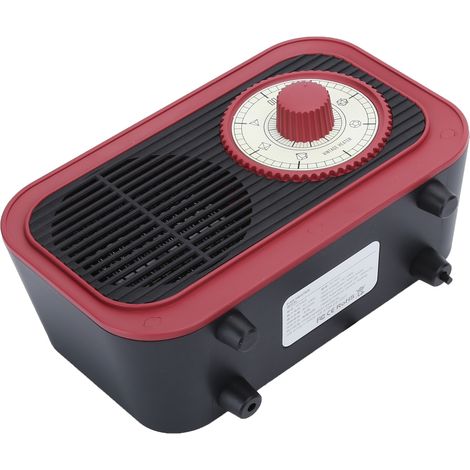 Chauffage électrique portable 500 W à chauffage rapide, style rétro, pour la maison ou le bureau, avec souffleur d'air chaud et prise UE 220 V. (1/5)