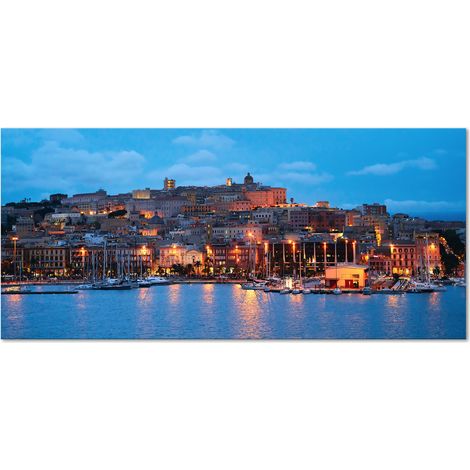 Lupia Quadro Moderno Canvas DEEP 65x143 cm CAGLIARI - MARINA