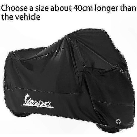 Housse de scooter imperméable anti-UV pour extérieur (L 180cm) - Protection moto robuste contre poussière et intempéries (1/5)