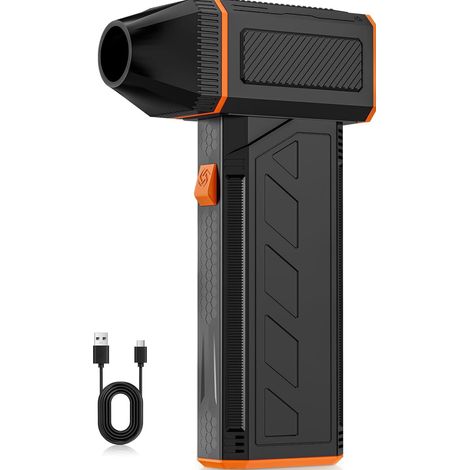 Elektrische Staubgebläse,150000RPM Air Duster Druckluftspray, 3-Gang Super Power Cordless Air Duster, Mini Gebläse Akku für PC Reinigungsset,Tastatur,Auto, Sofa
