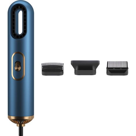 Sèche-cheveux portable 3-en-1, technologie ionique double négative, puissant souffleur pour salon à domicile, 220V, bleu, prise CN (1/5)