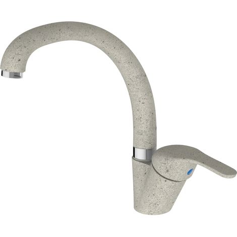 Porta&Bini - Miscelatore Lavello Canna Tonda - Colore: Granito Beige (1/2)