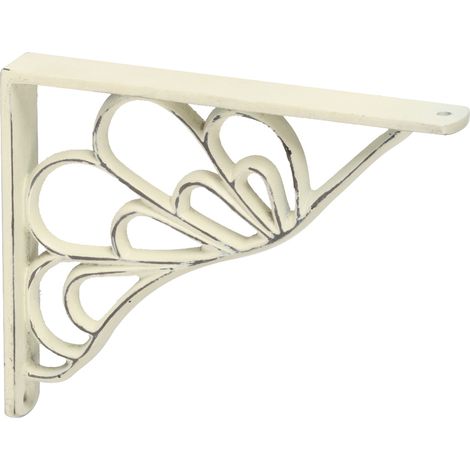 Escuadra para Estantería en Aluminio Blanco Mate  Medidas 25148190 mm  Sistema de Fijación  1 Unidad -