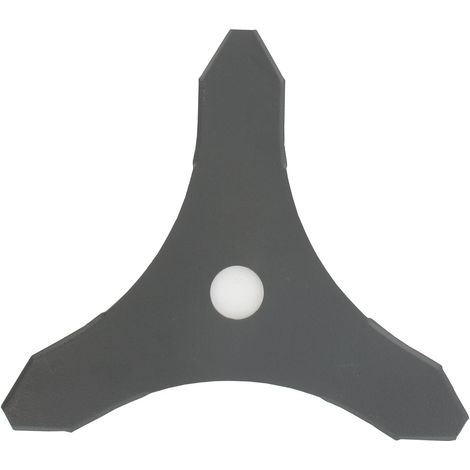 GREENSTAR - Lame 3 Dents Débroussailleuse - Largeur de Coupe : 350 mm - Epaisseur 4 mm - Alésage - 20 mm