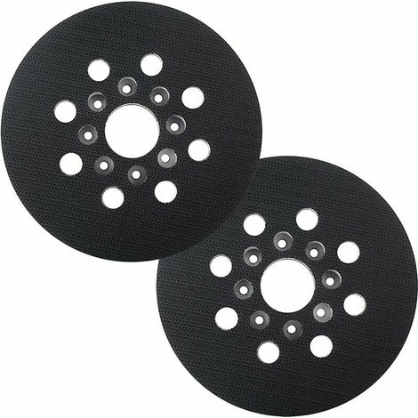125 mm Plateau de ponçage Compatible avec Bosch PEX 220 A,GEX 125-1 AE,PEX 220 AE, Skil 7402/7490,2 pièces (1/5)