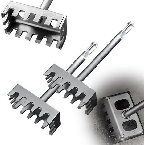 86 Line Box Socket Hole Punch,Coupe-trou pour boîte électrique,Coupe-fente rectangle en acier inoxydable Outil de coupe de trou facile en une étape 2PCS