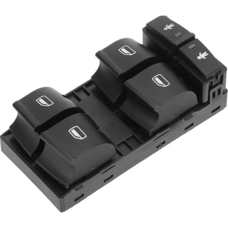 Interrupteur Commande lève vitre Bouton maître Console pour Auto 4F0959851G Pour Quattro Q7 S6 2007-2015 (1/5)