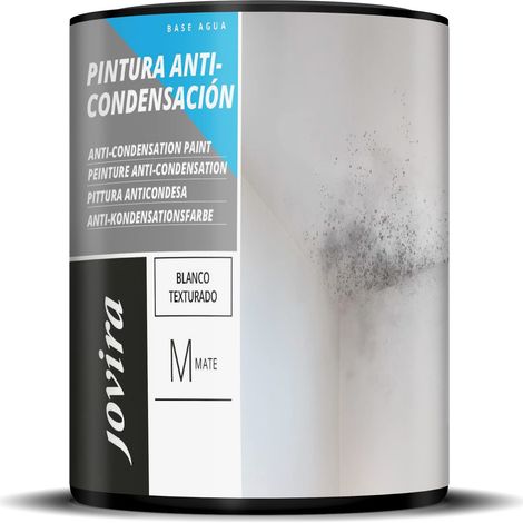 JOVIRA PINTURAS Anti-condensation, anti-humidite, anti-condensation, anti-moisissures exterieur-interieur. Resout les problemes de condensation par humidite ambiante (750 Mililitres) (1/5)
