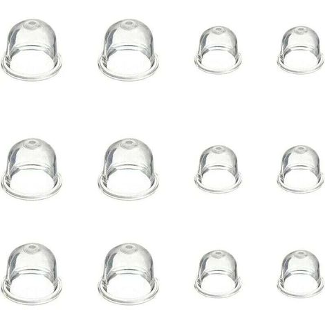 12-teiliges Set Vergaser-Primerpumpen – 19 mm und 22 mm – Primerpumpen – Vergaserzubehör für Freischneider, Kettensägen, Laubbläser, Rasenmäher