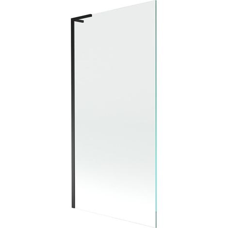 Mexen Next L mampara de baño 1 hoja 90 x 150 cm, transparente, negro - 895-090-000-03-00-70 (1/5)