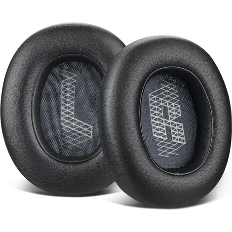 Adatto per cuffie JBL Duet NC E65BTNC LIVE650BT 660NC, fondina, cuscinetti auricolari, set di spugne nere (1/4)