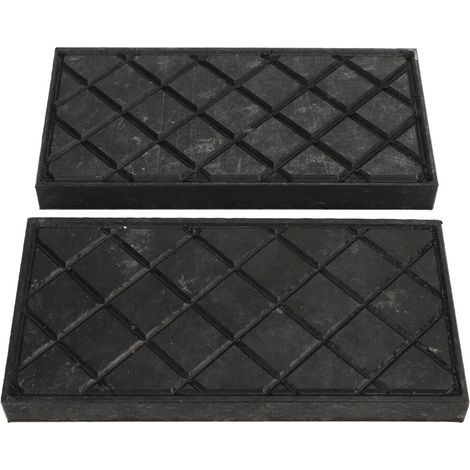 Patins de support pour crics de remorques de camping-cars, blocs de nivellement universels antidérapants et robustes, surface résistante aux intempéries et très adaptable, patins de support adaptés au (1/2)