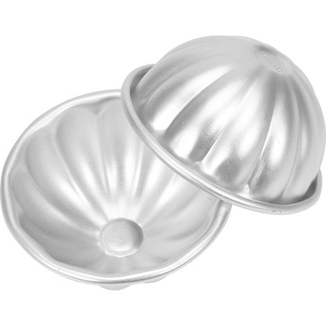 Moules à bombes de bain en alliage d'aluminium, 2 pièces, moule à gâteau DIY artisanal, moule à effervescence pour cosmétiques, kit de 10 outils de création (1/5)