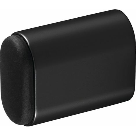 hermeta Butée de porte murale 4700/4702/4704 aluminium anodisé noir L.50mm - 4702-18E (1/3)