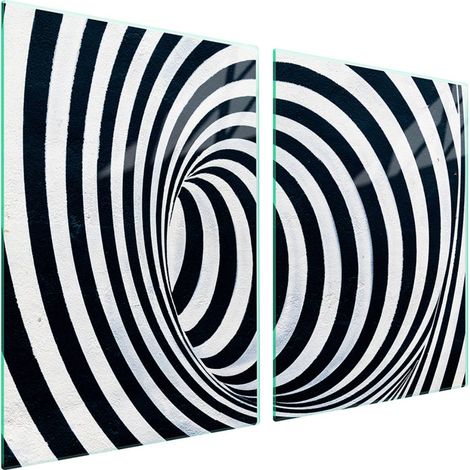 Glasschutzplatte für den Herd 2x45x52 Abstrakt (1/5)