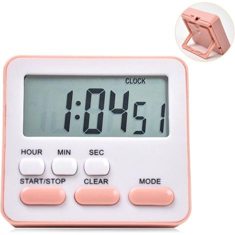 Minuteur d'Étude Horloge de Bureau Compte à Rebours (1/5)