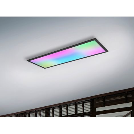 LED Deckenleuchte BETA mit Fernbedienung und RGBW Farbwechsler, Breite 80cm (1/5)