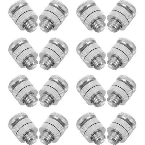 Lot de 16 eurs en Alliage D'Aluminium pour Câbles De Clôture Serre-Câbles Électriques eurs De Câbles Électriques Raccords Métalliques (1/5)