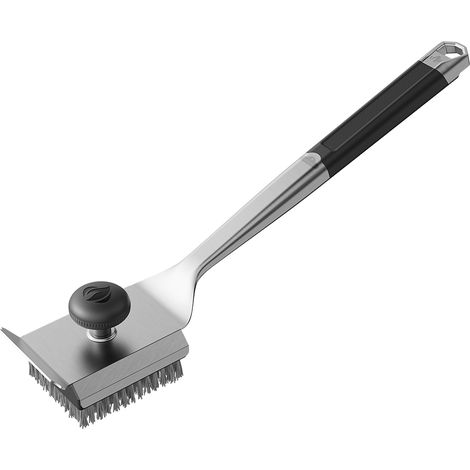 Brosse de nettoyage Pro en inox - poils inox (1/4)
