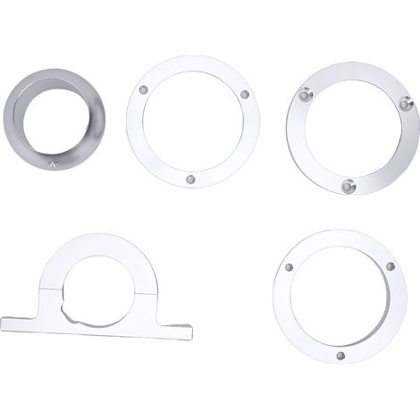 Support au sol à Base pivotante de 2 pouces et Kit de chute de colonne de direction de remplacement pour les spécialités de billettes (1/5)